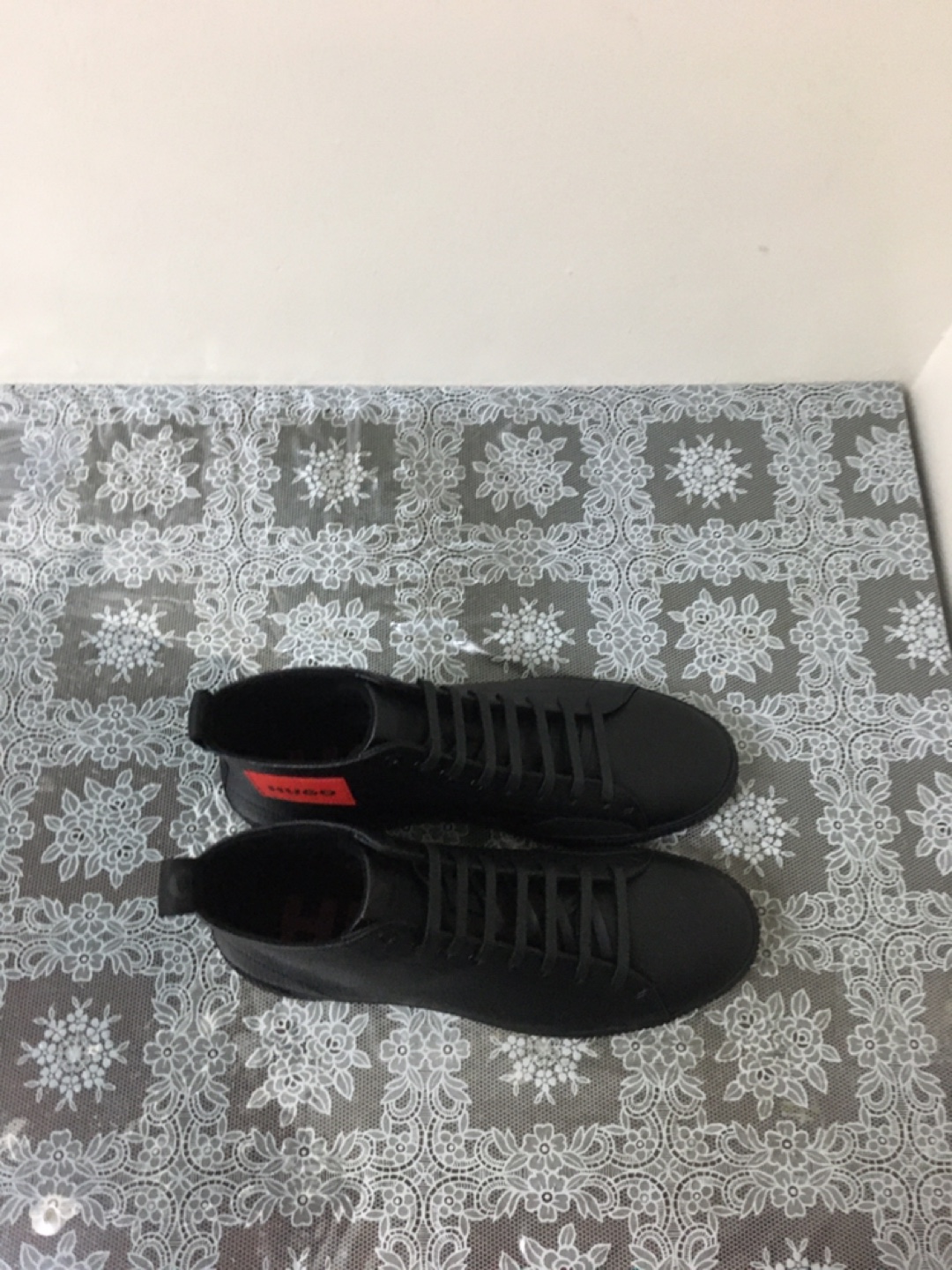 HUGO Black High-Top Sneakers - photo 4