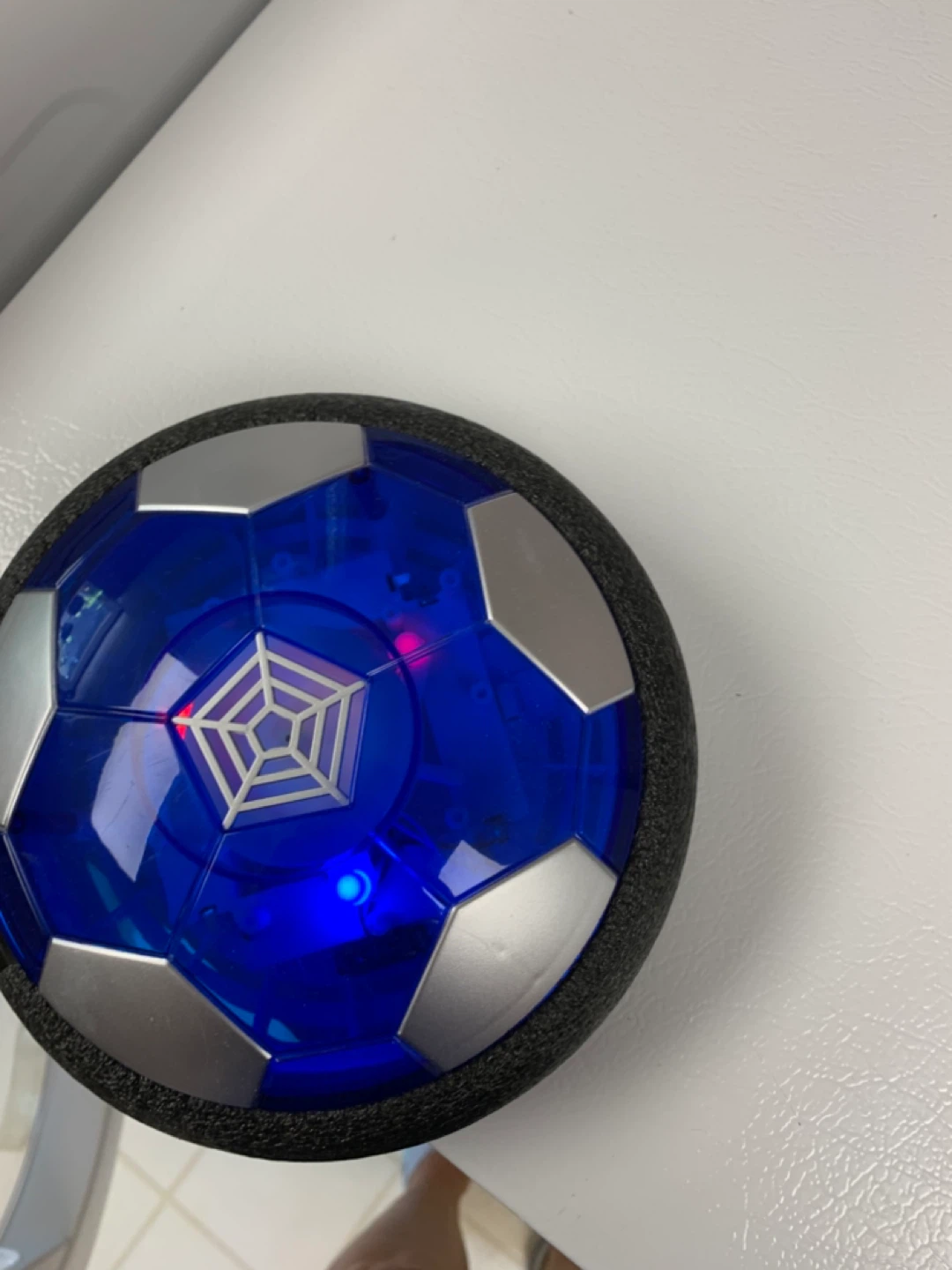 🥕Blue Hover Soccer Ball Toy with Lights - photo 3