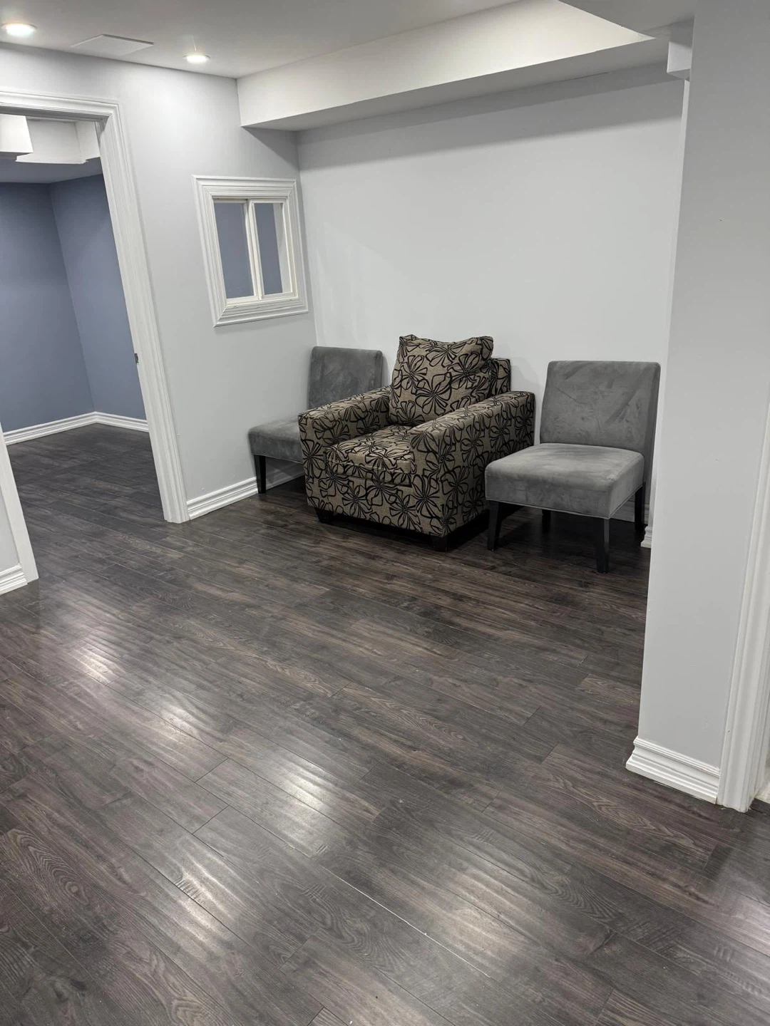 Basement for rent.