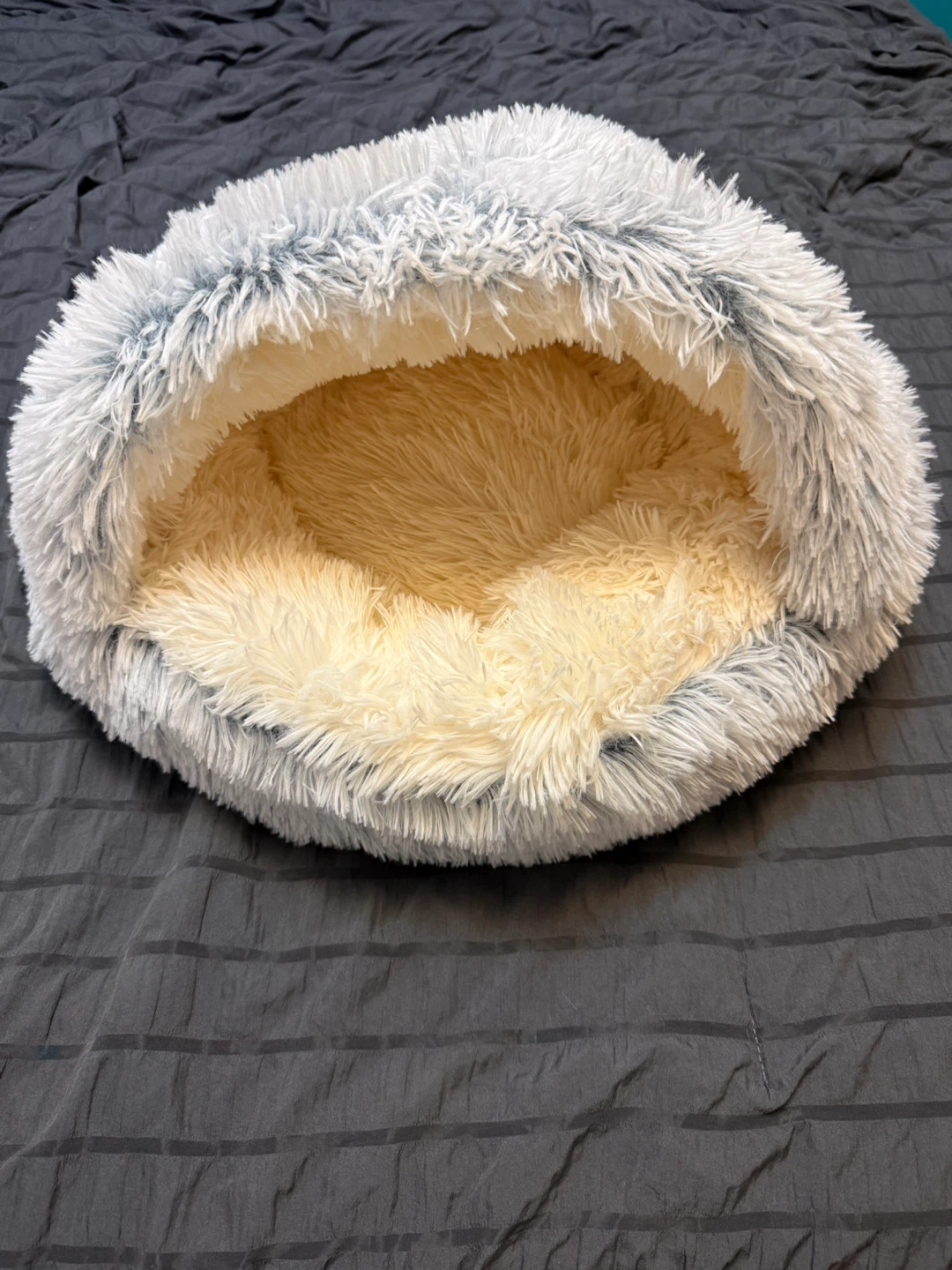 Plush Pet Bed - Cozy Round Cat/Dog Bed