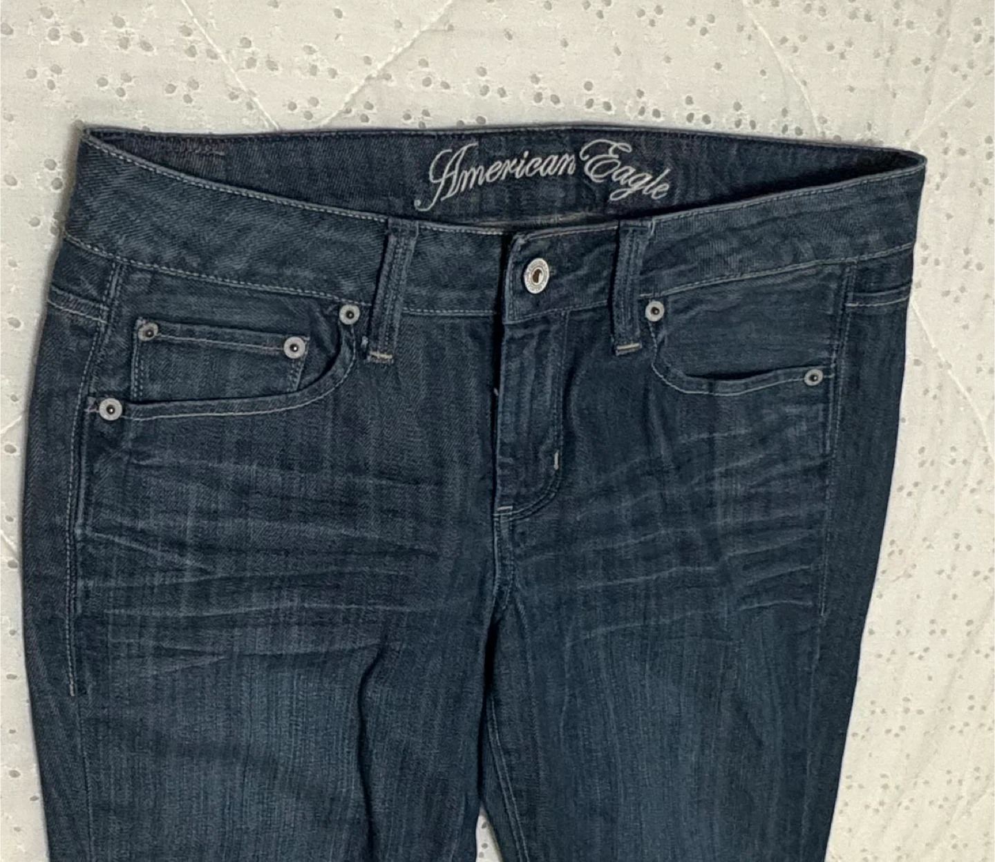American Eagle Dark Wash True Bootcut Jeans 🥕 - photo 4