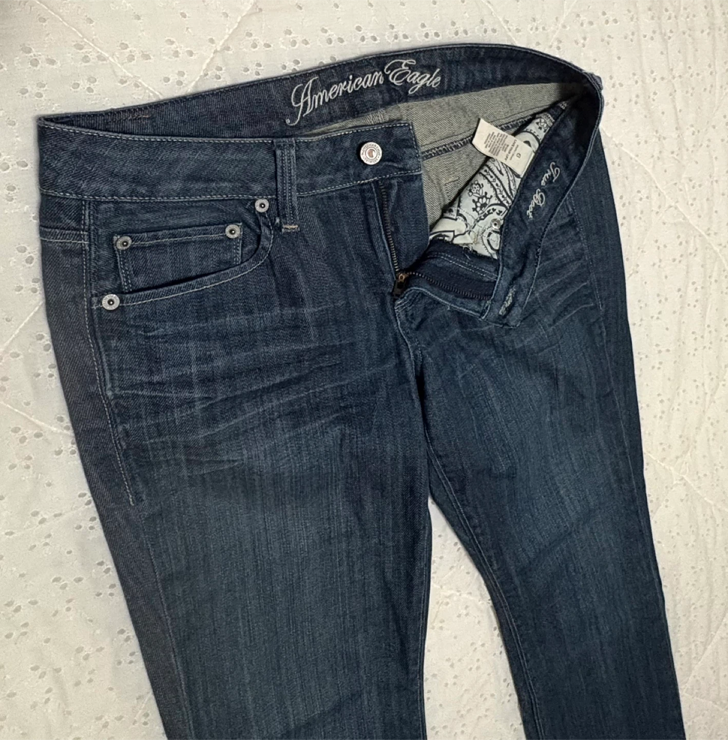 American Eagle Dark Wash True Bootcut Jeans 🥕 - photo 3