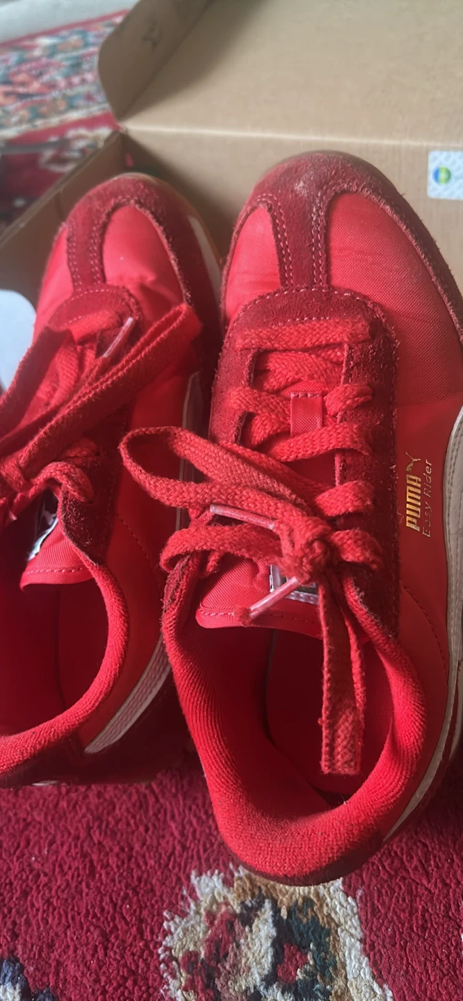 Puma Easy Rider Vintage PS Kids Shoes Size 3C Red - photo 2