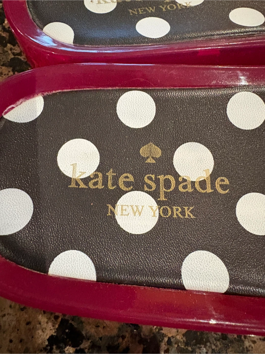 Kate Spade New York Pink Polka Dot Flower Slides - photo 4