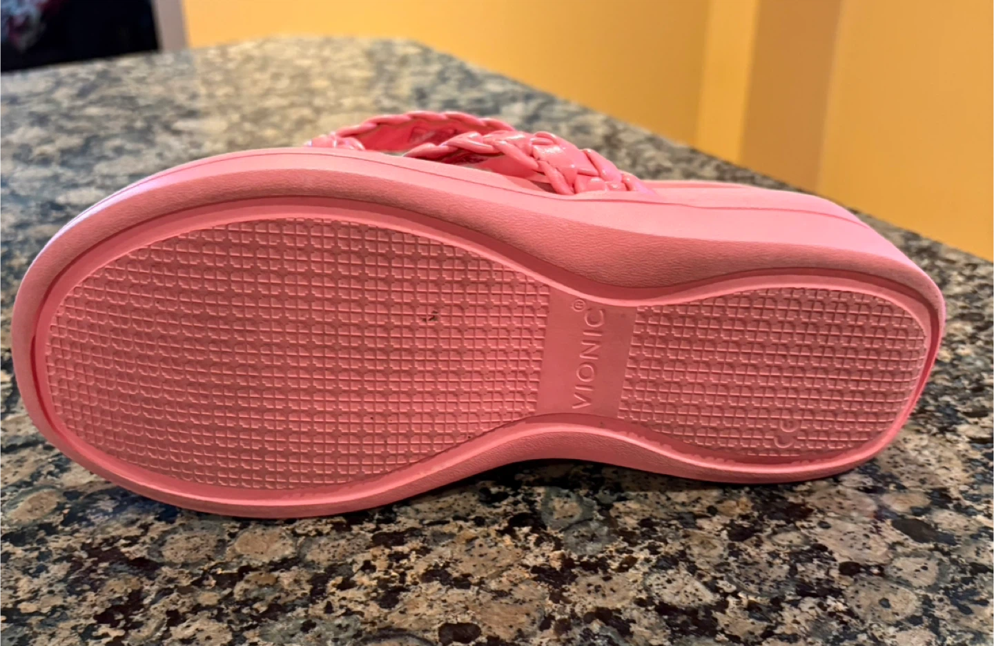 Vionic Pink Braided Flip Flops - photo 5