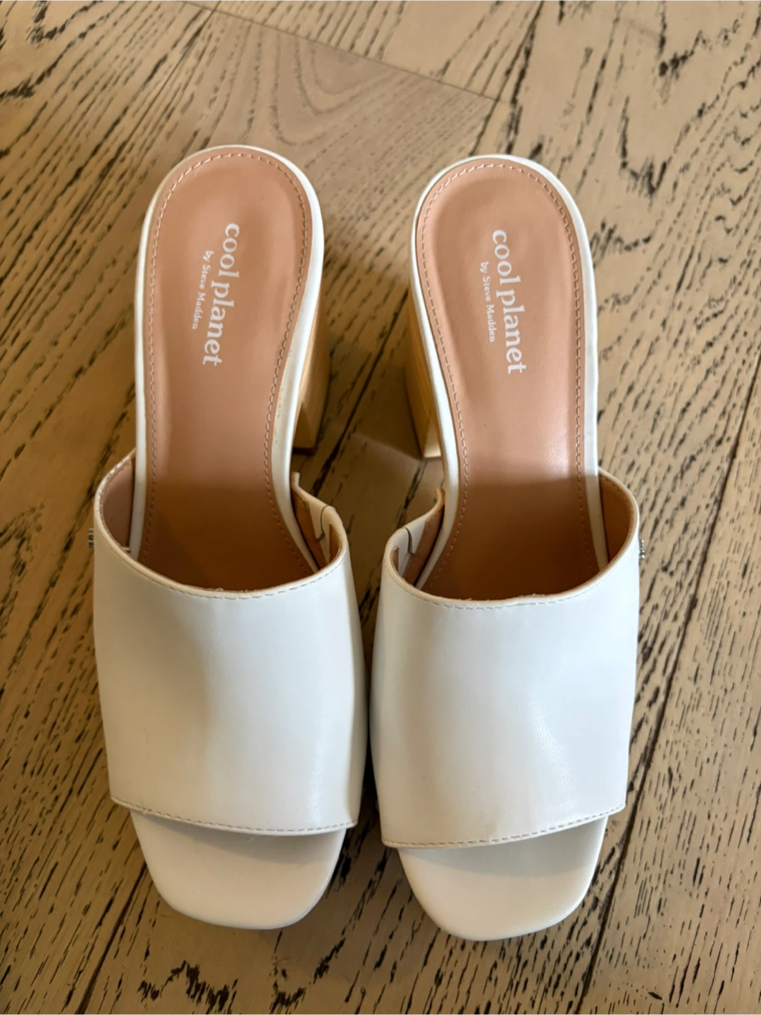 Cool Planet by Steve Madden White Clogs - Size 9 - photo 5