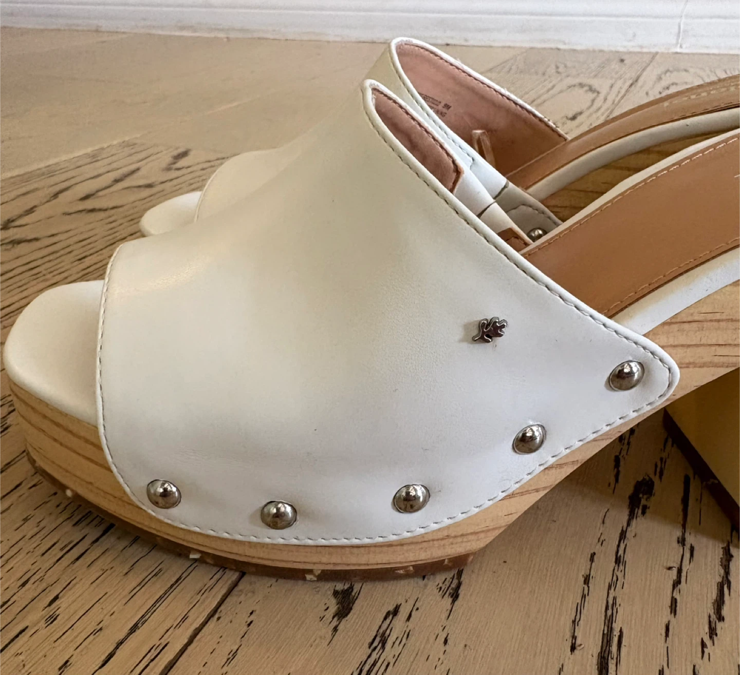 Cool Planet by Steve Madden White Clogs - Size 9 - photo 3