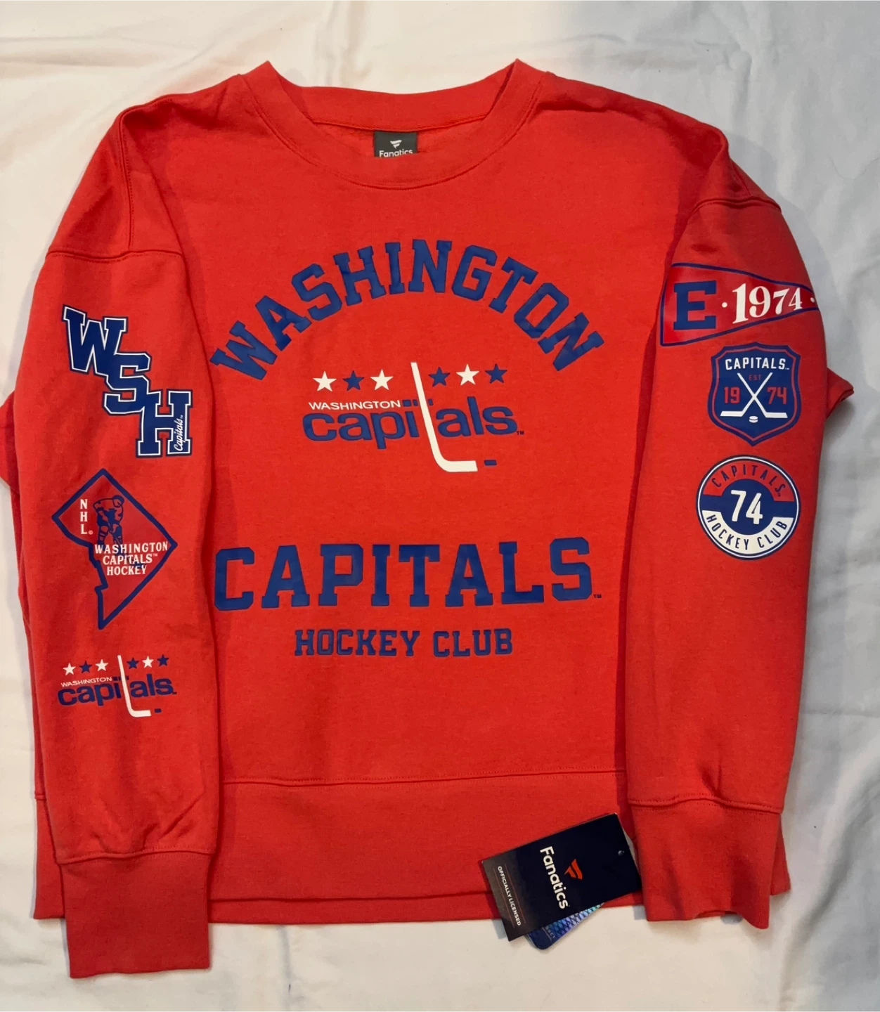 Washington Capitals Fanatics Women’s Oversized Sweater