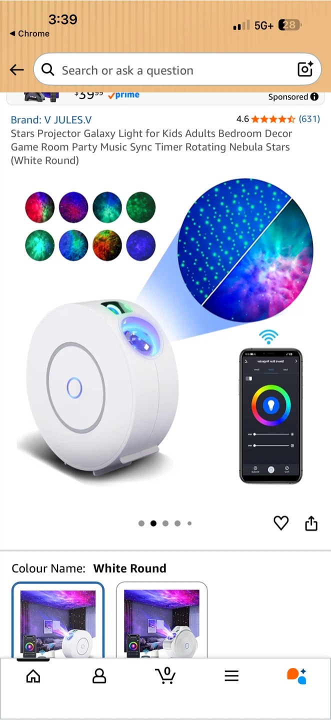 GalaxyCave Star Projector Light