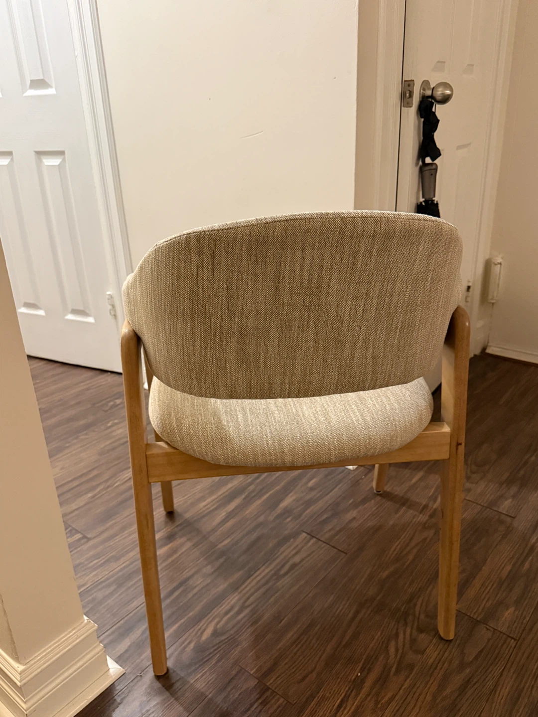 Fabric Upholstered Accent Chair with Wooden Legs - 4 available - photo 2