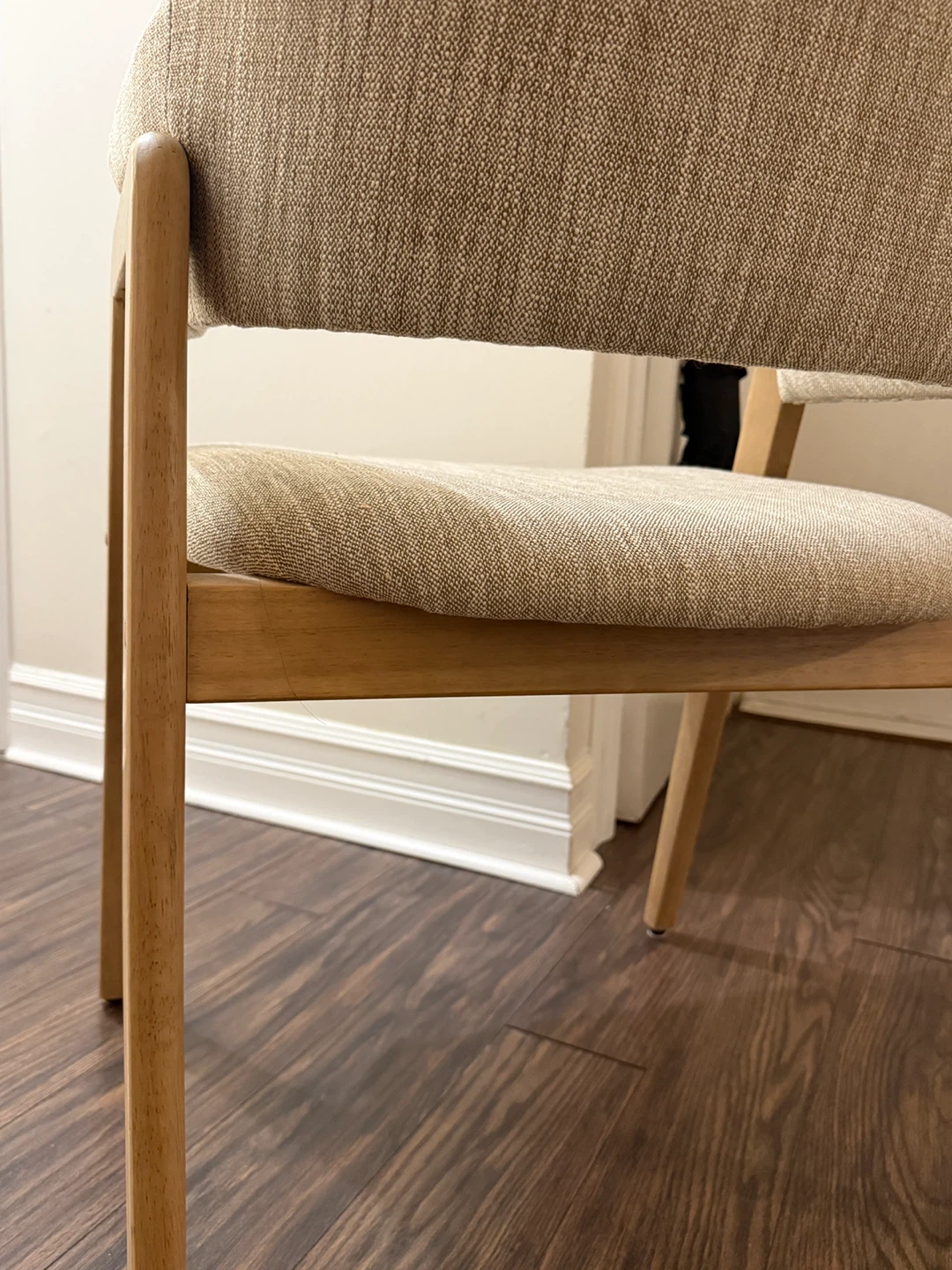 Fabric Upholstered Accent Chair with Wooden Legs - 4 available - photo 5