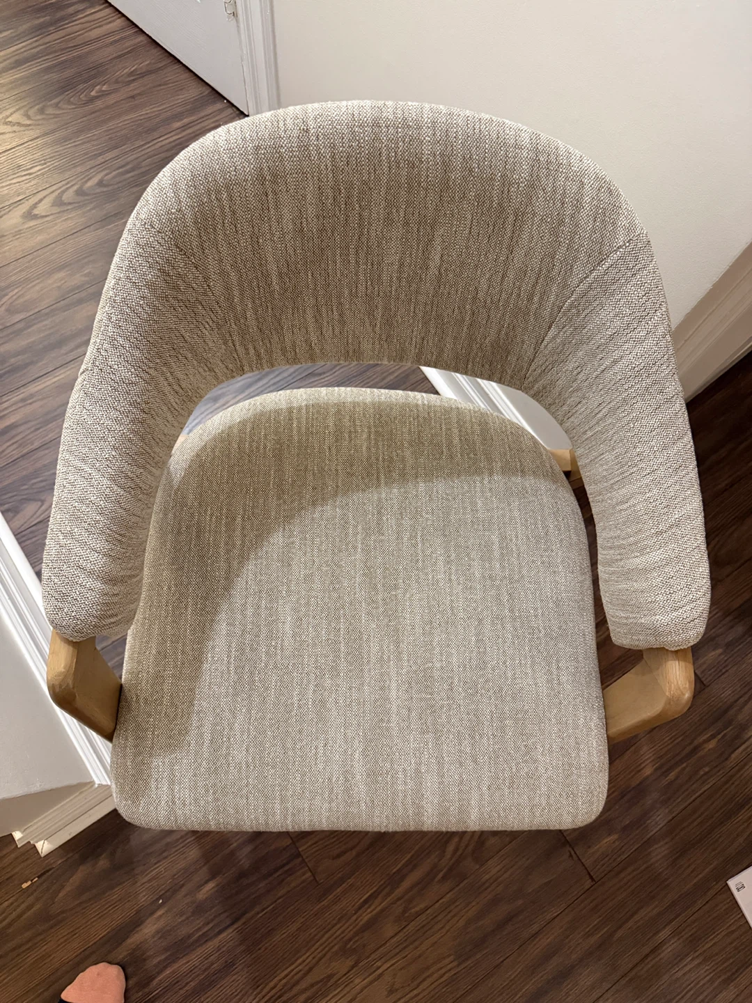 Fabric Upholstered Accent Chair with Wooden Legs - 4 available - photo 4