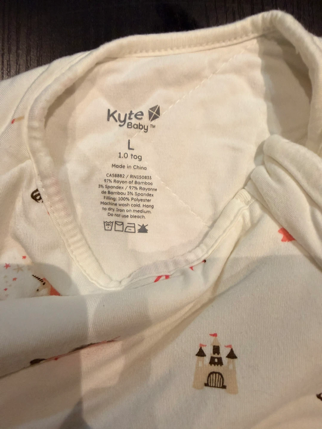Kyte Baby Sleep Sack L 1.0 Tog Unicorn Print - photo 3