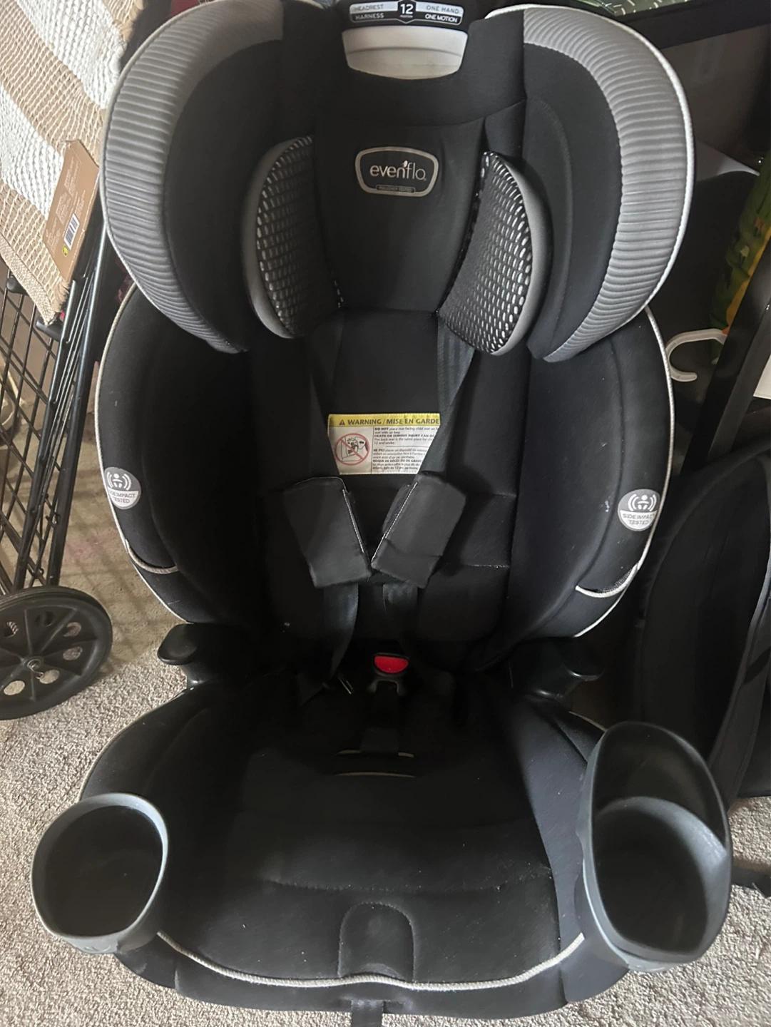 Evenflo EveryFit 120-lb All-in-One Car Seat - Olympus Black - photo 3