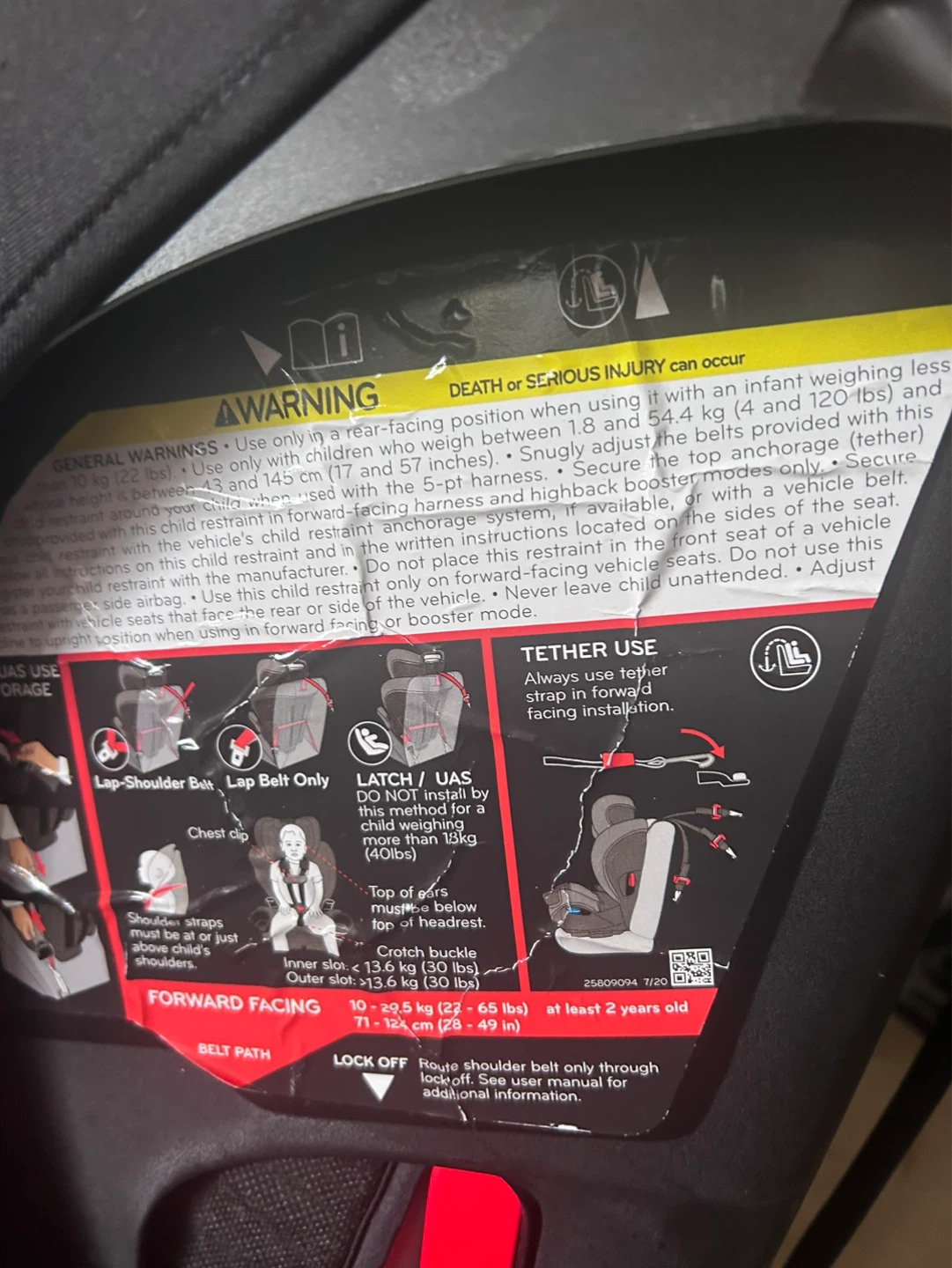 Evenflo EveryFit 120-lb All-in-One Car Seat - Olympus Black - photo 5