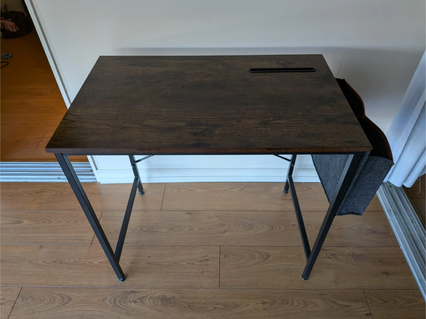Compact Desk with Storage Pockets