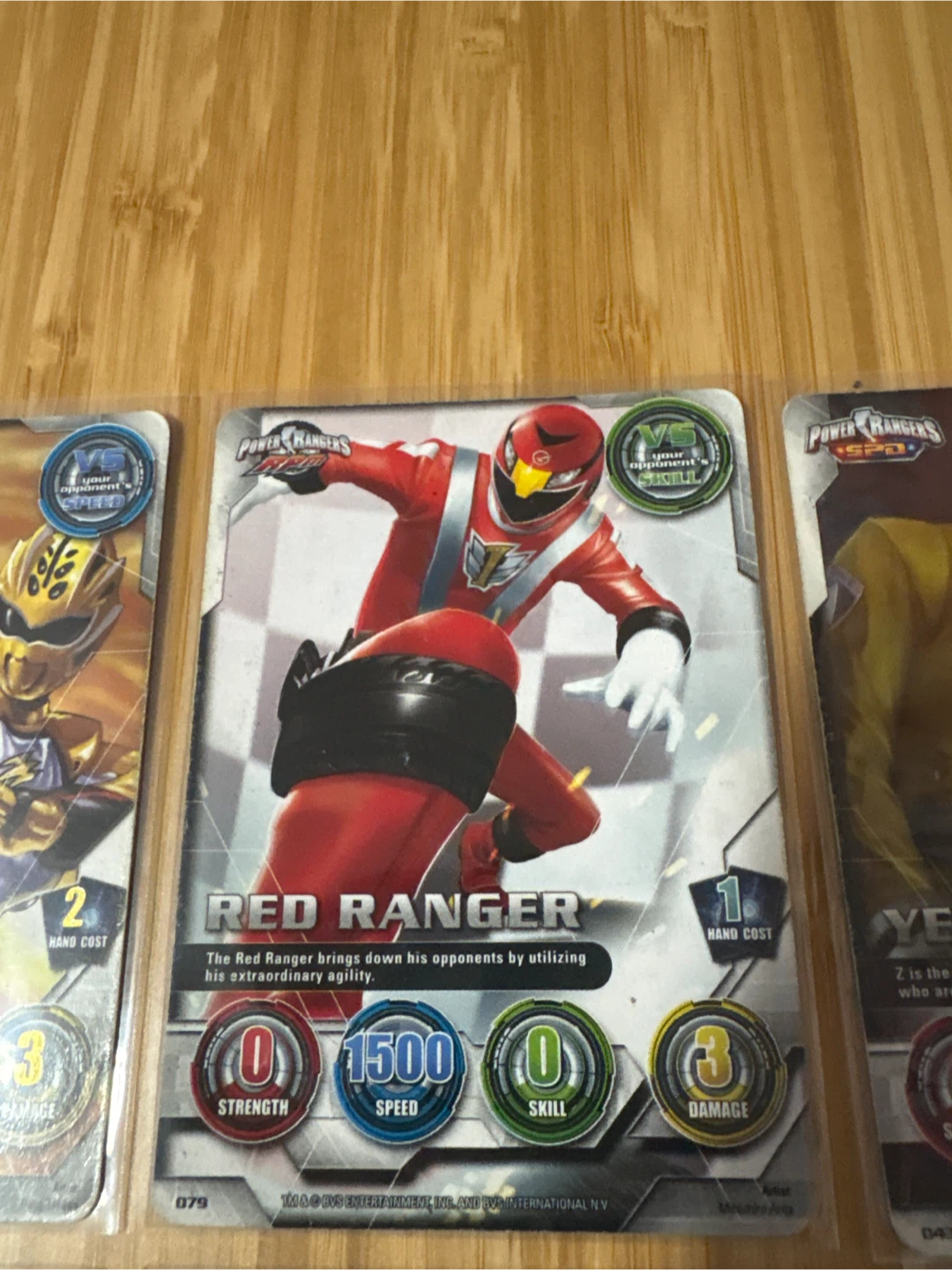 Power Ranger trading cards - photo 3