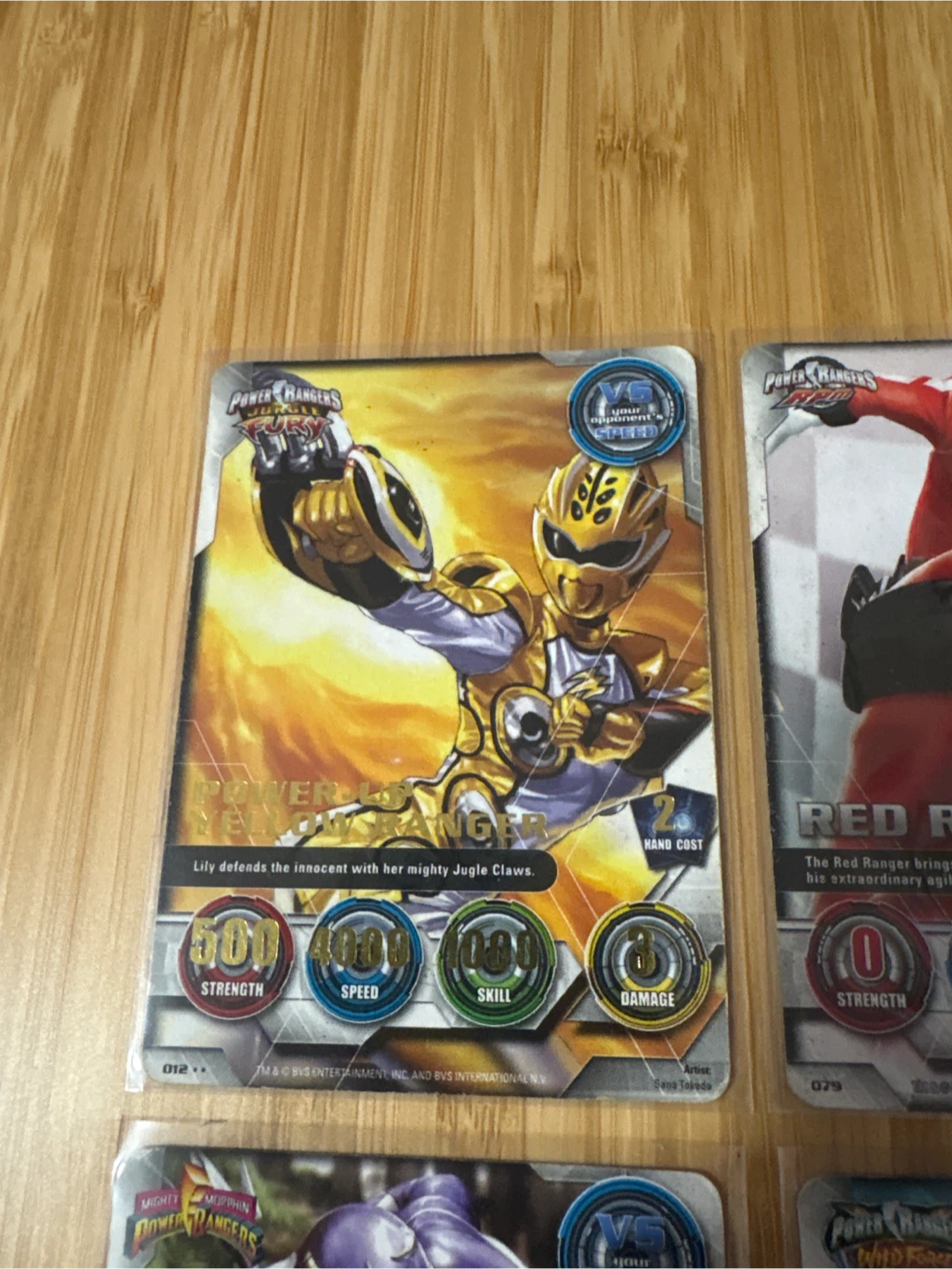 Power Ranger trading cards - photo 2