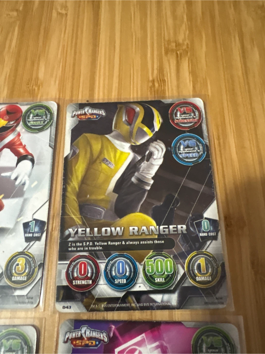 Power Ranger trading cards - photo 4