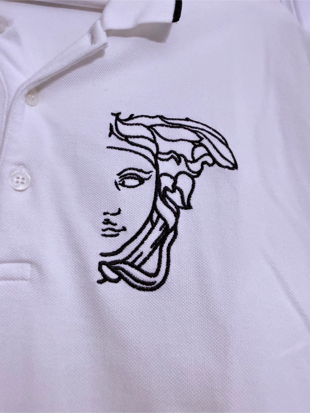 Versace Collection White Polo Shirt - XXL - photo 3