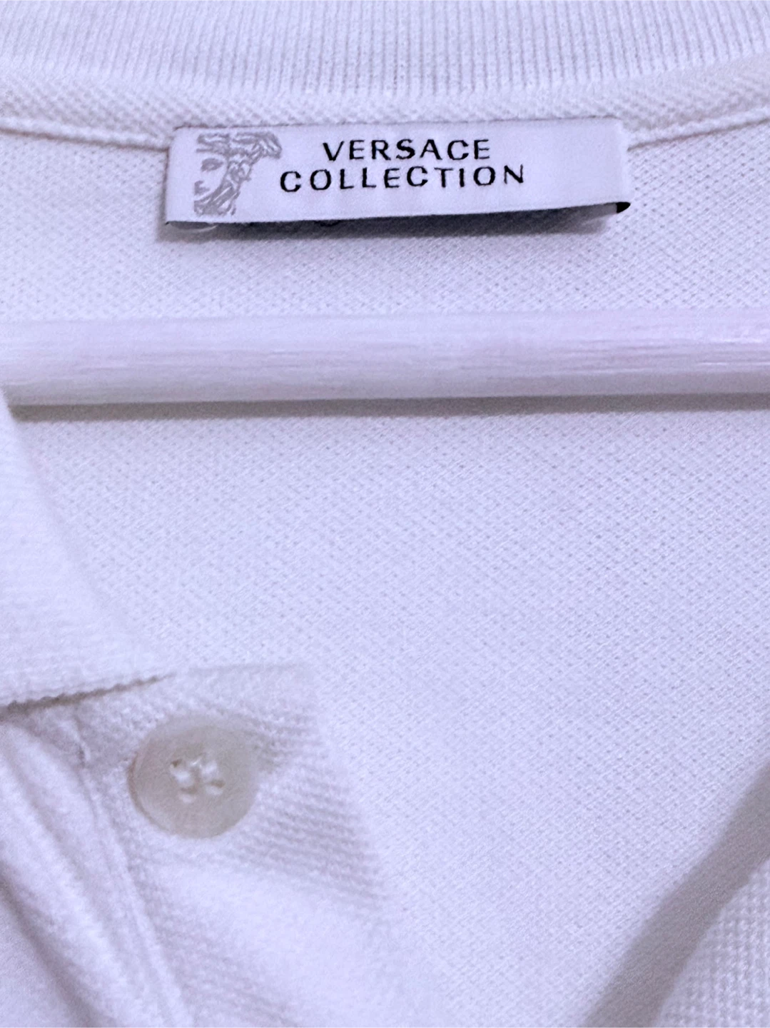 Versace Collection White Polo Shirt - XXL - photo 4