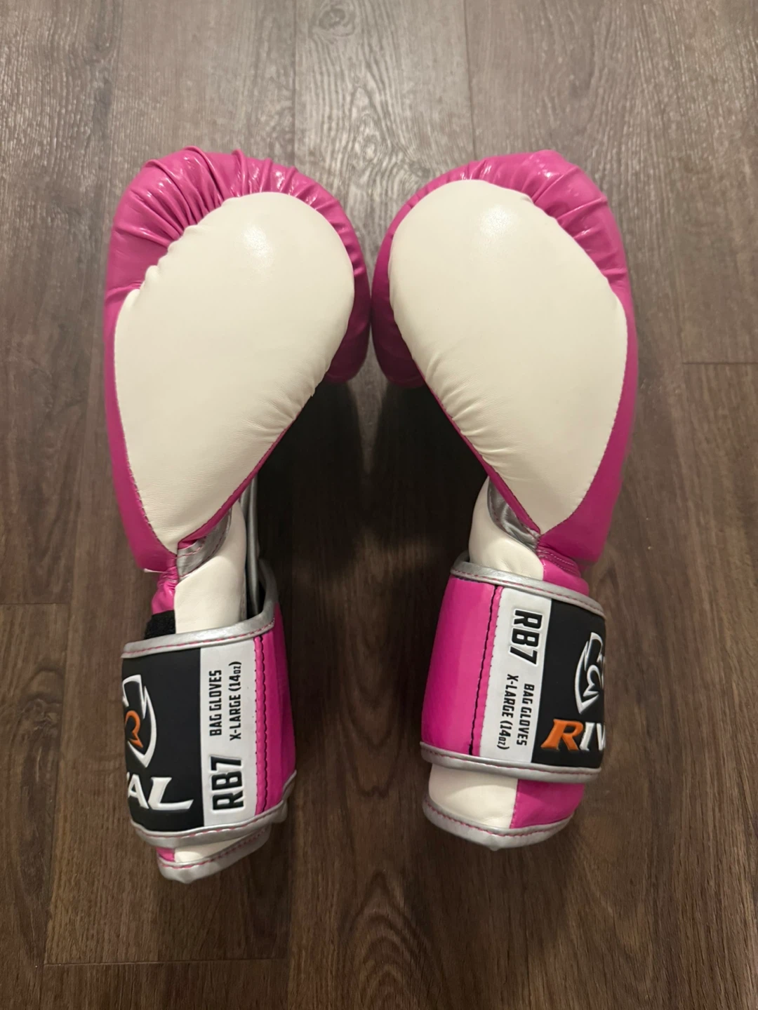 Rival RB7 Bag Gloves X-Large (14oz) - Pink - photo 2