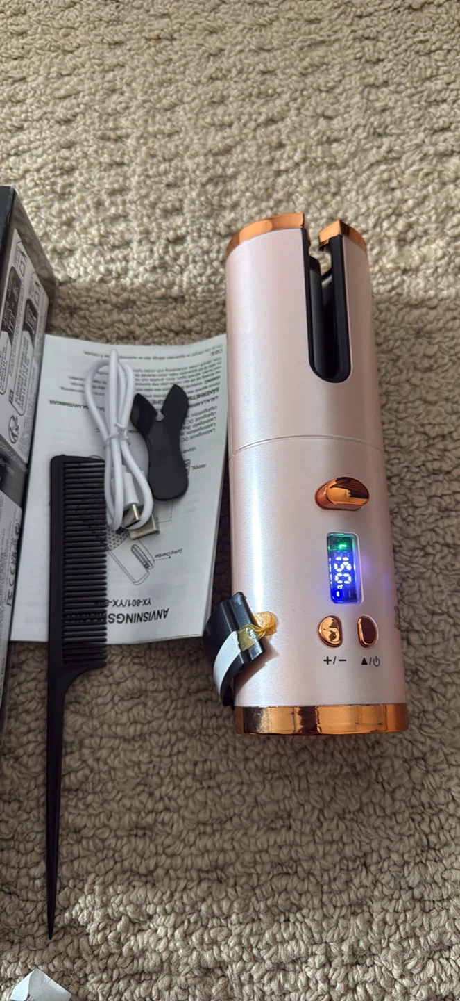 Anvsisings Cordless Automatic Hair Curler