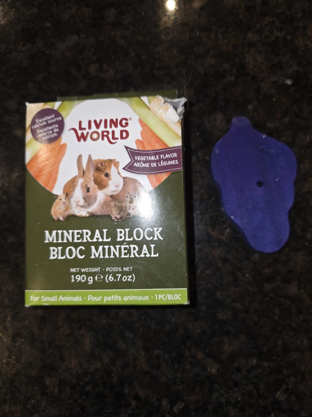 Living World Mineral Block - Vegetable Flavor 190g