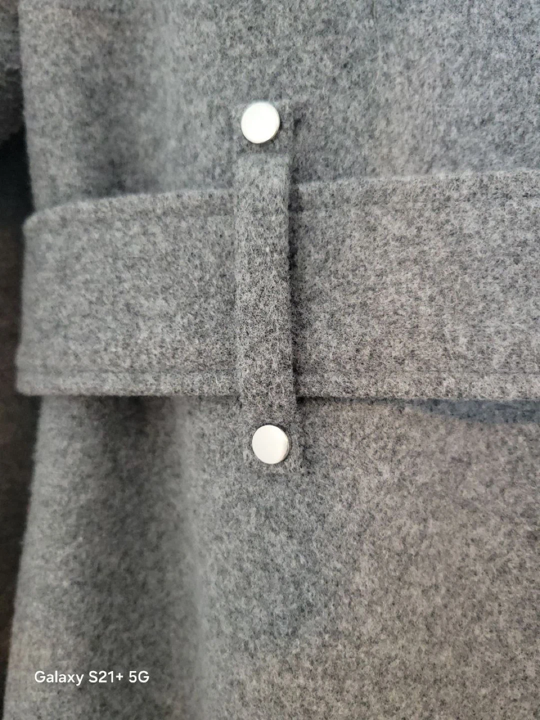 Laura Grey Wool elegant Coat - photo 3