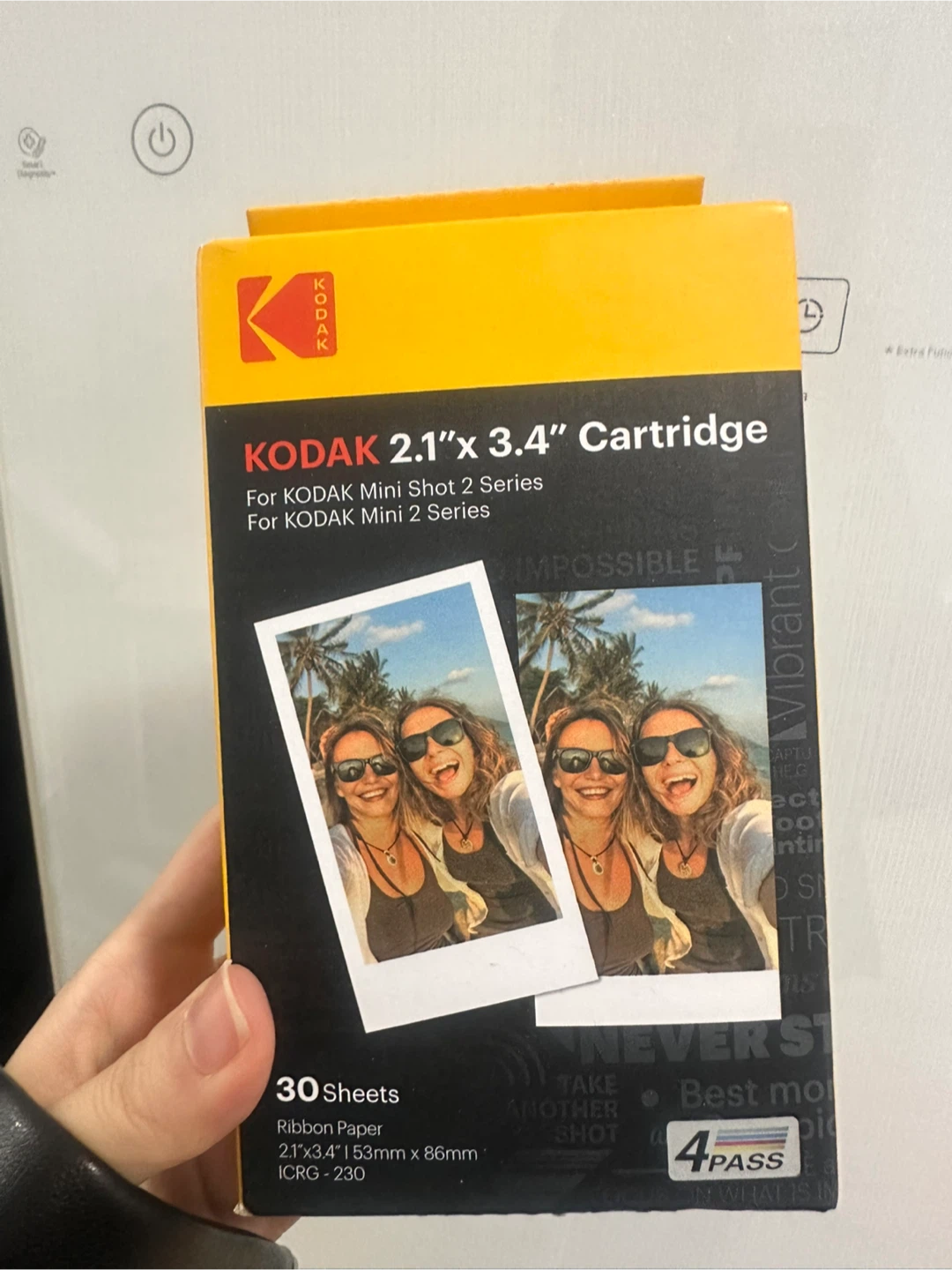 KODAK 2.1" x 3.4" Cartridge Photo Paper - 30 Sheets