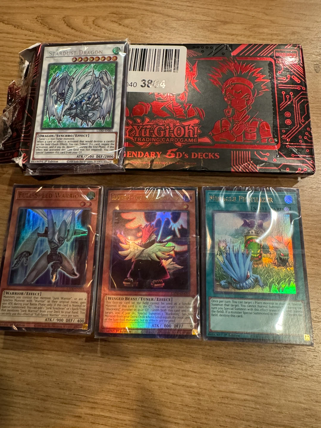 Yu-Gi-Oh! Legendary 5D's Decks & Stardust Dragon Card