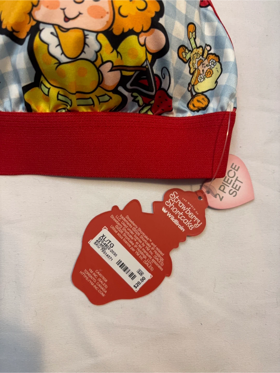 Strawberry Shortcake Bralette & Boy Shorts - photo 3