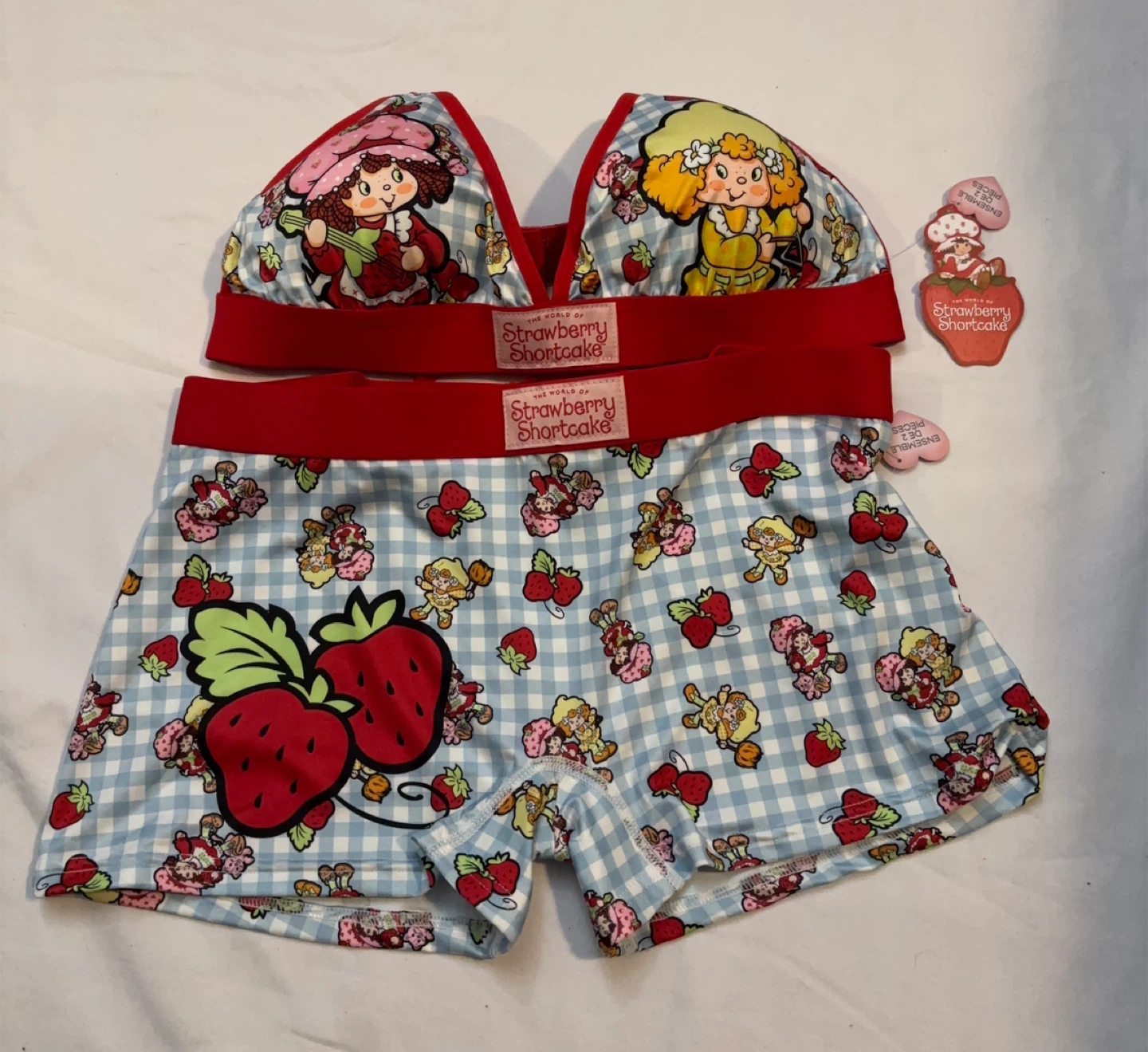 Strawberry Shortcake Bralette & Boy Shorts
