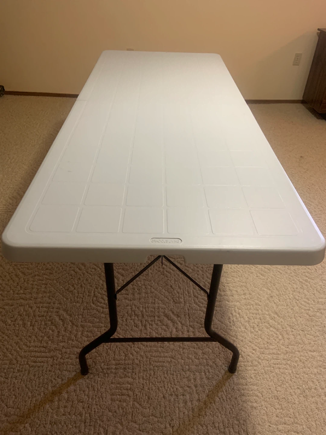 Gracious Living 6 ft  Folding Table