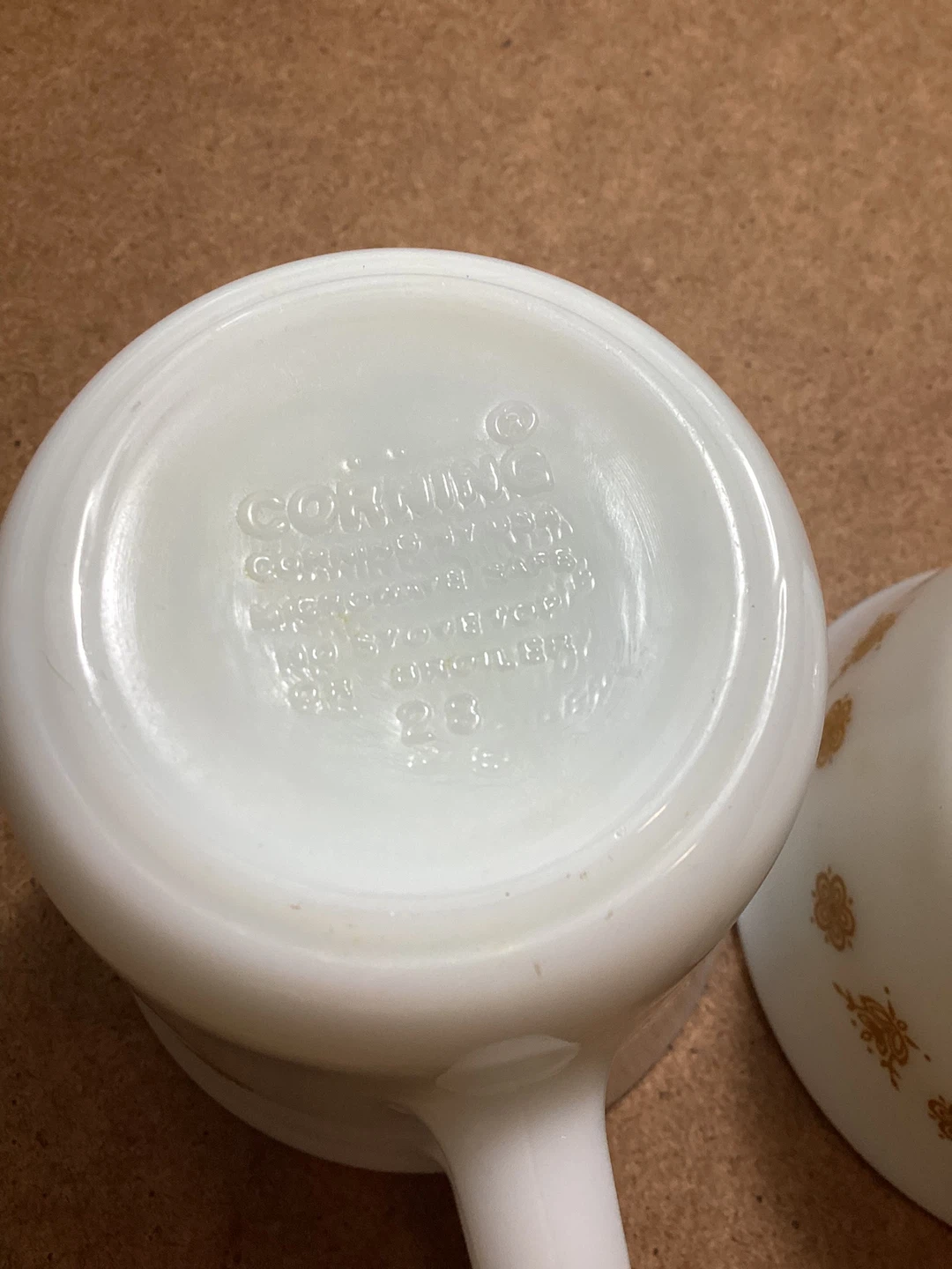 Butterfly Gold Pyrex Corningware Creamer and Sugar Dish Set - photo 5