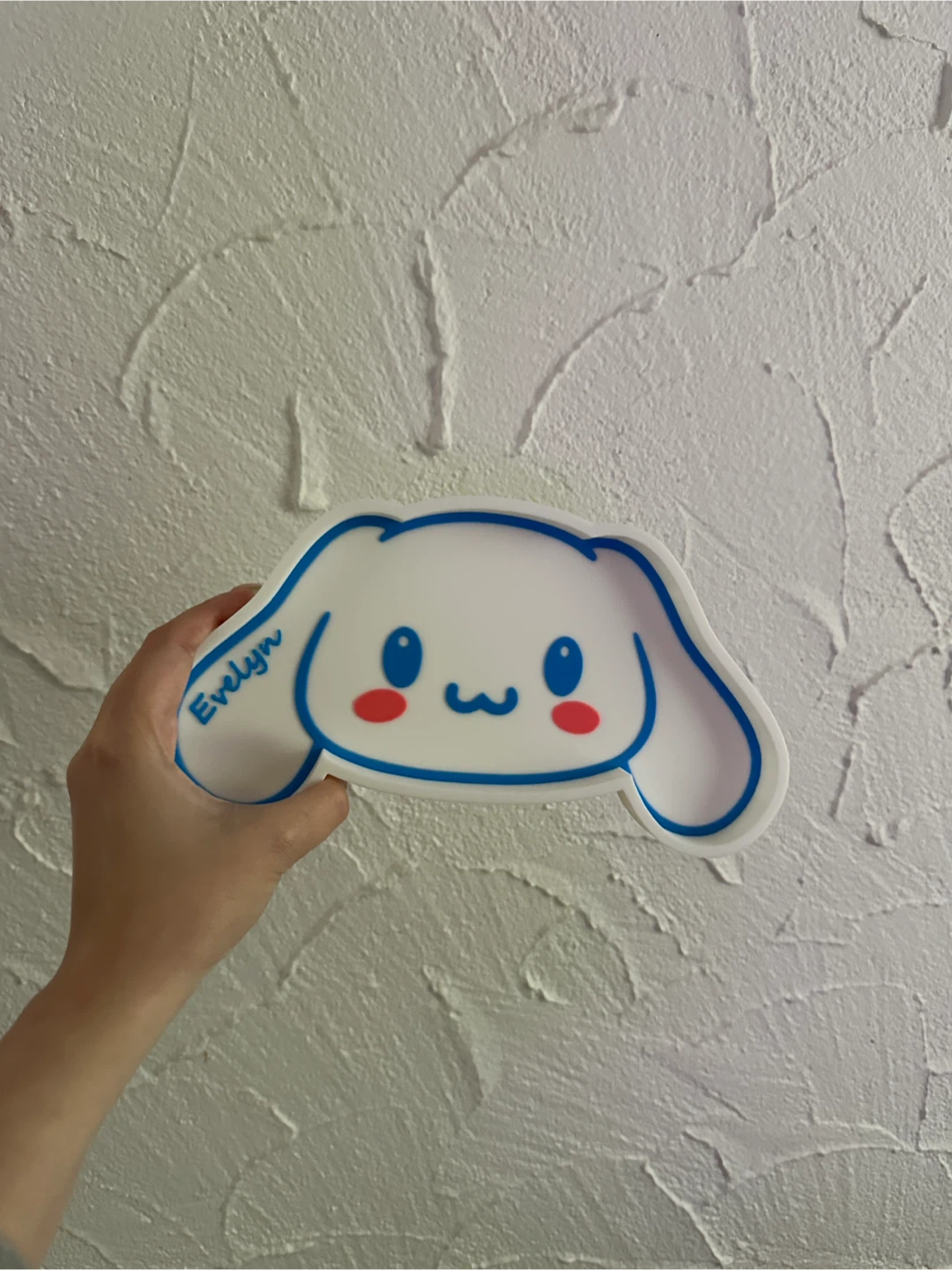 Custom-made Cinnamoroll Shaped Tray with Name