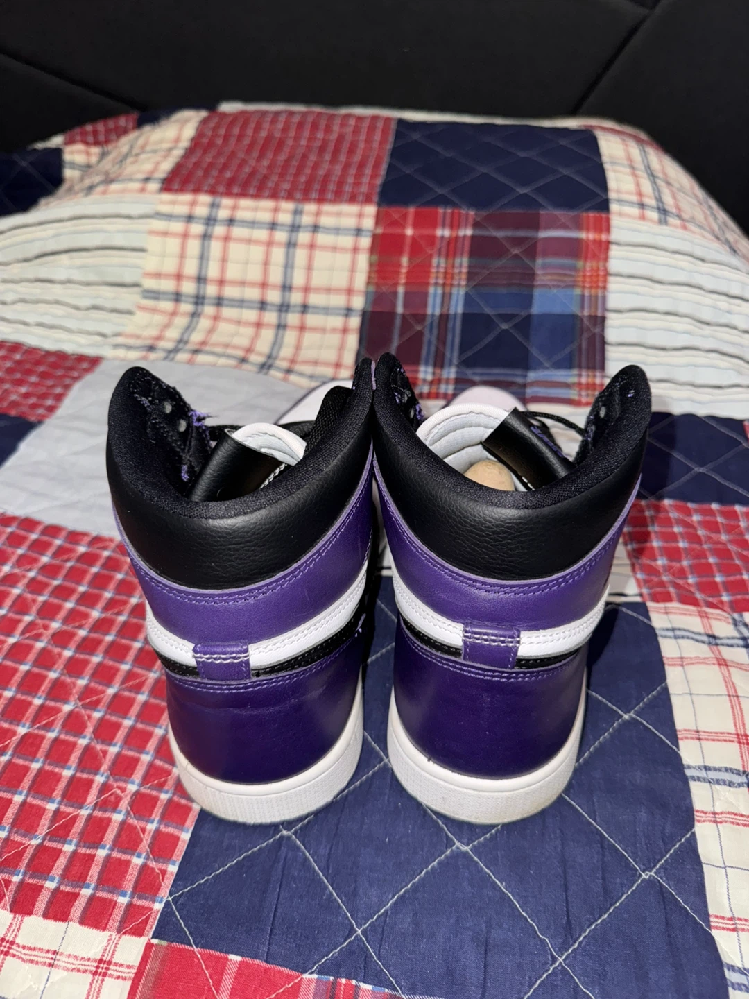 Air Jordan 1 Retro High Court Purple/White (10.5) - photo 3