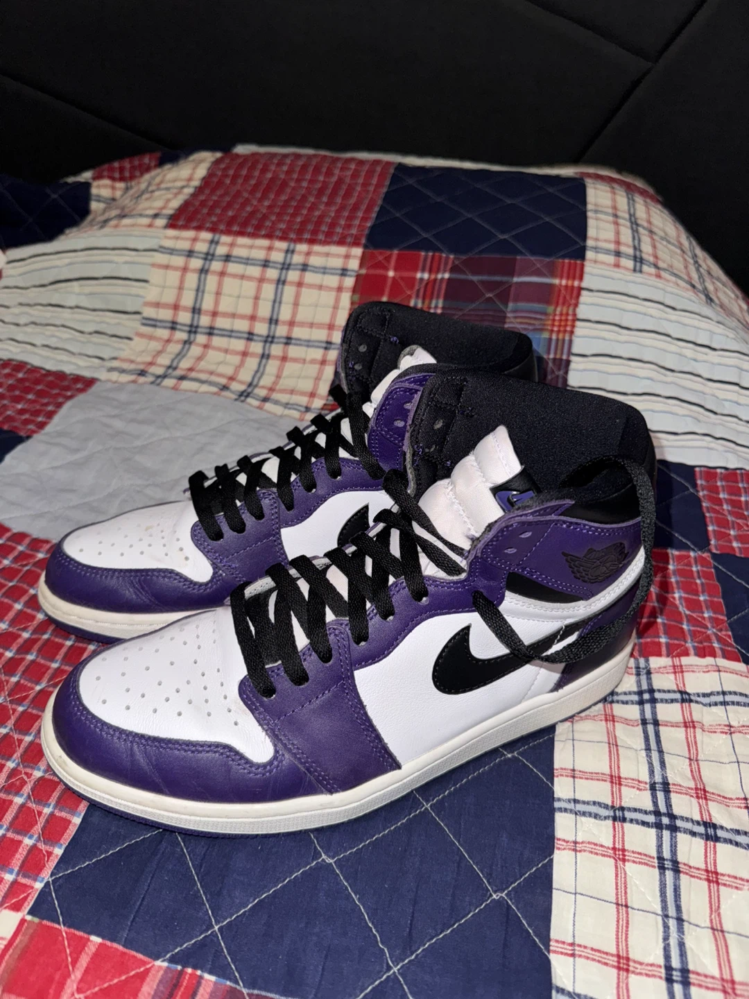 Air Jordan 1 Retro High Court Purple/White (10.5)