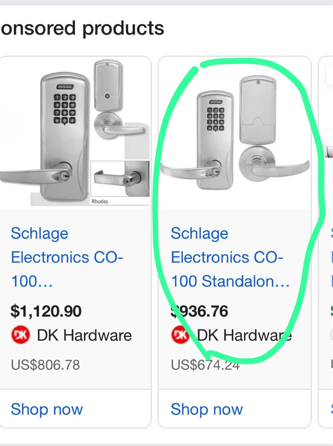 Schlage Door Lock - photo 4