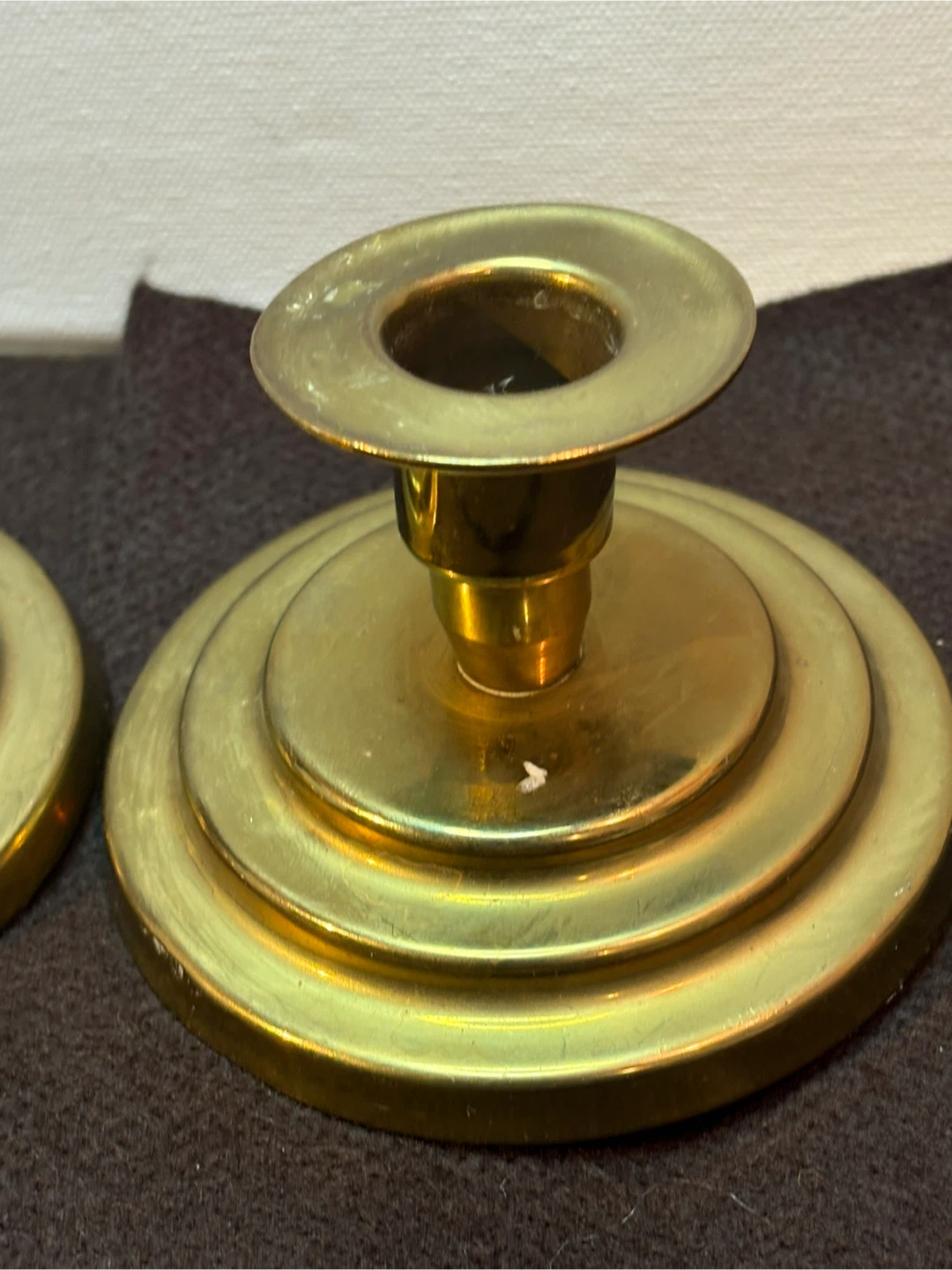 Solid Brass Cast Candle Holders - photo 3