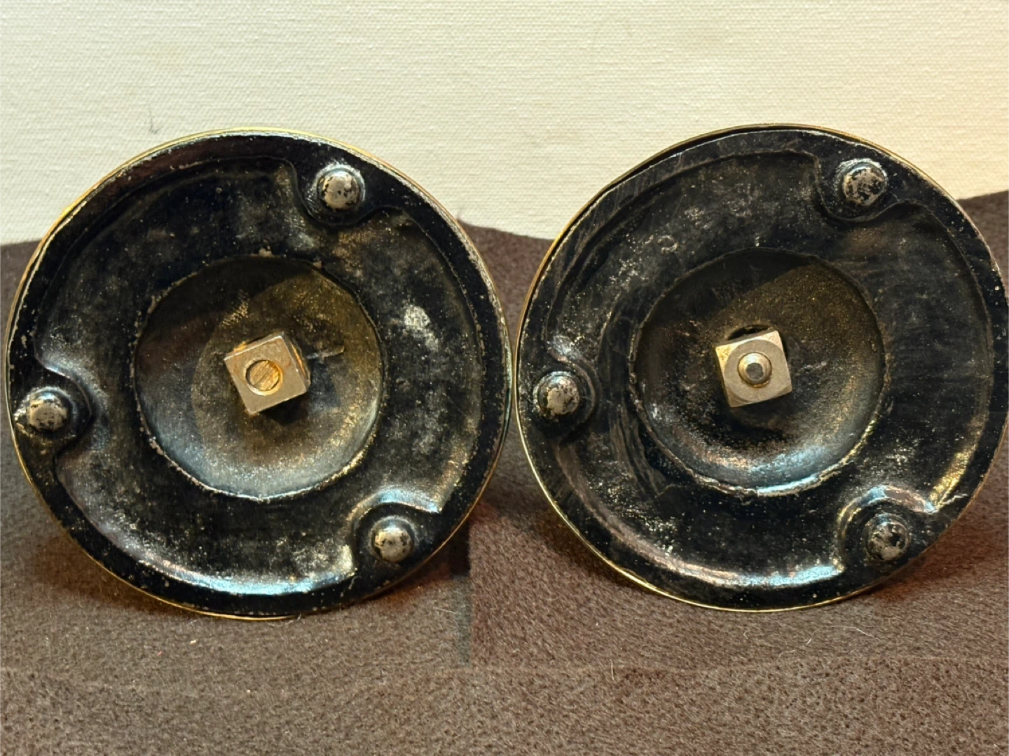 Solid Brass Cast Candle Holders - photo 5