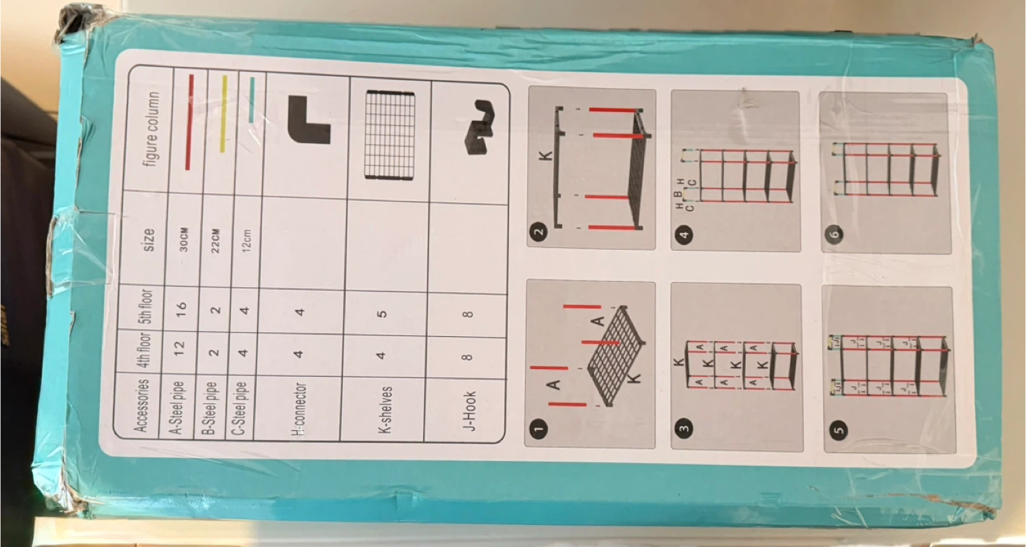 Simple Multi-Function Storage Rack - photo 3