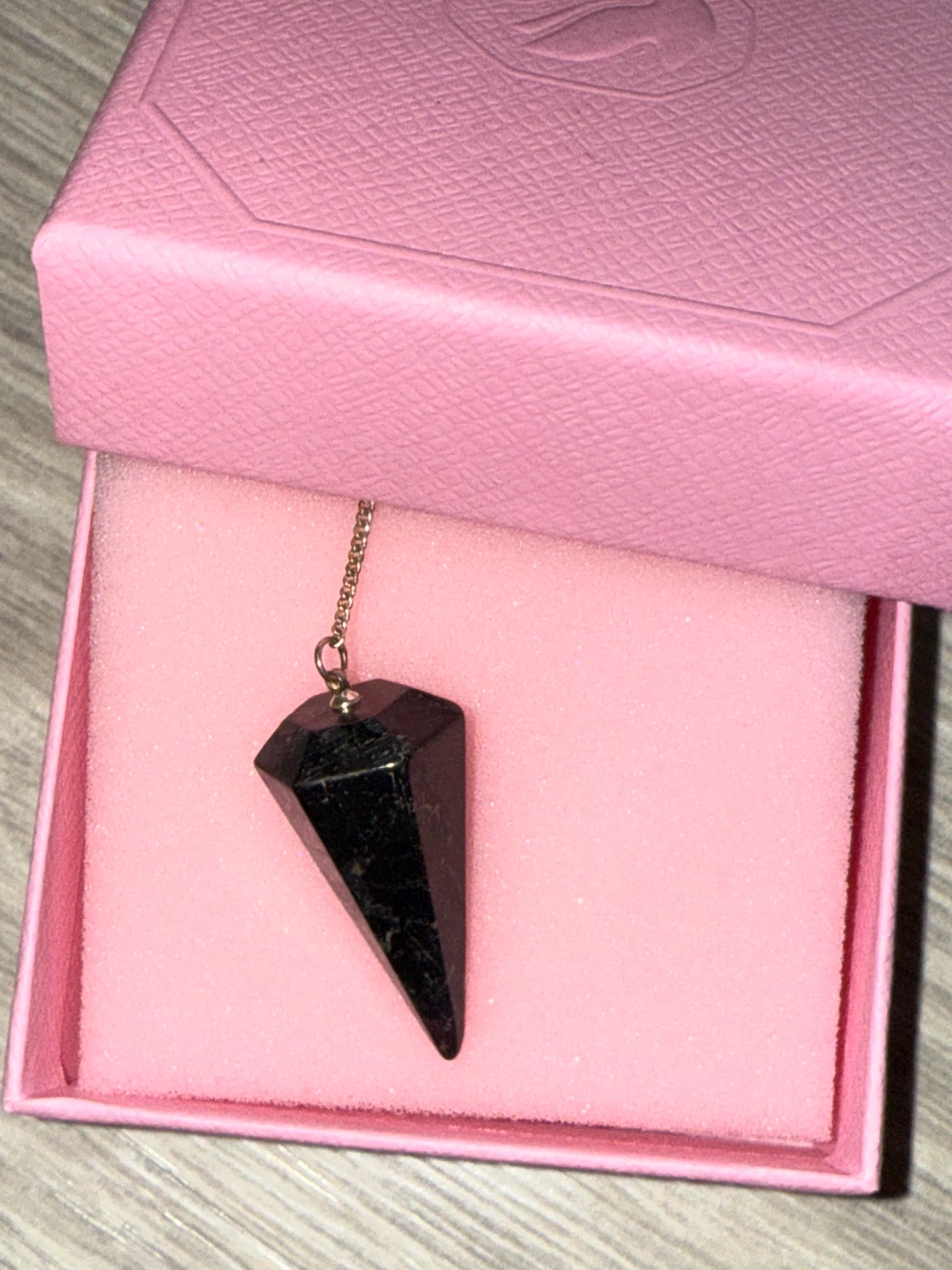 Black Pendulum Crystal