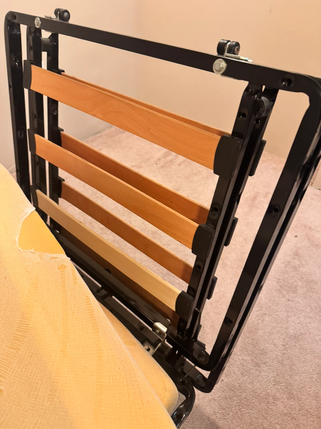 Foldable Futon Chair Bed Frame - photo 5