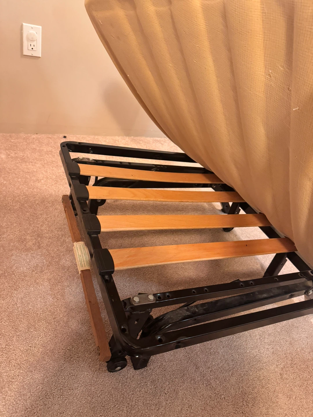 Foldable Futon Chair Bed Frame - photo 4