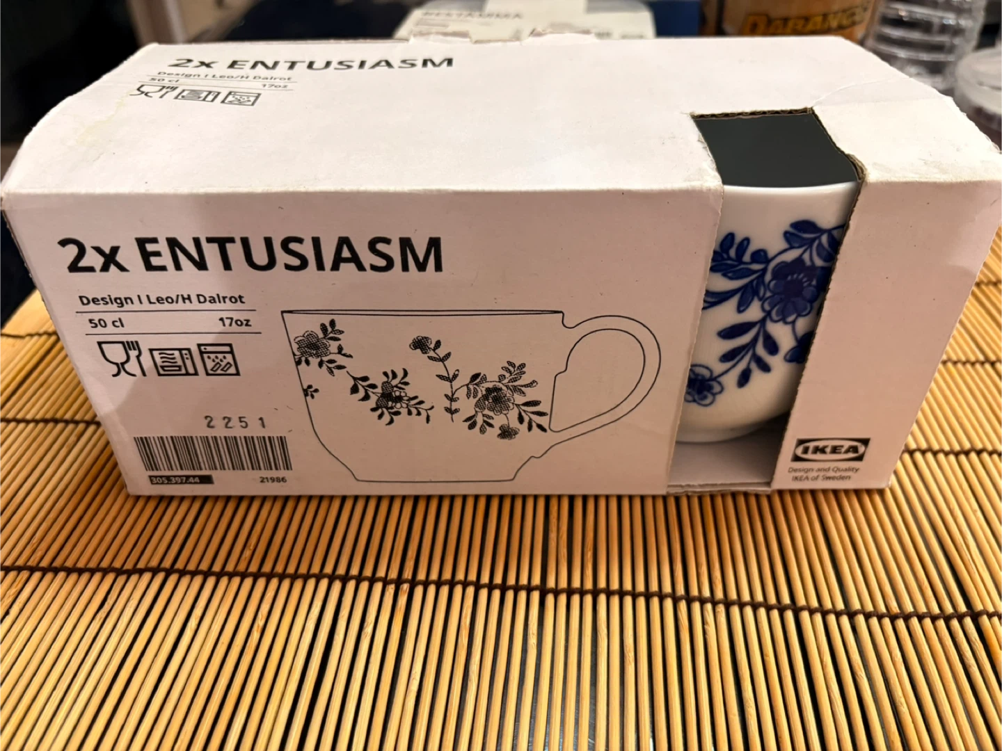 IKEA ENTHUSIASM Mugs - Set of 2