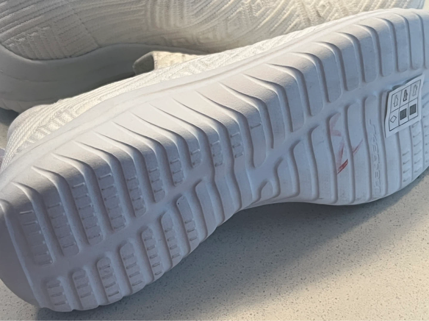 White Skechers Air-Cooled Foam Slip-On Sneakers - photo 4