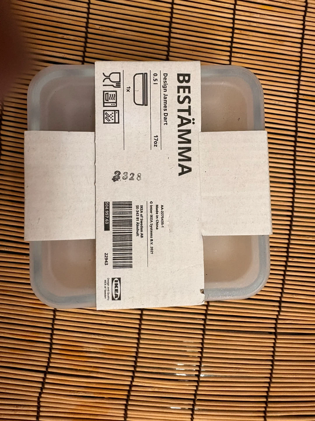 IKEA BESTÄMMA Food Container 0.5L - photo 2