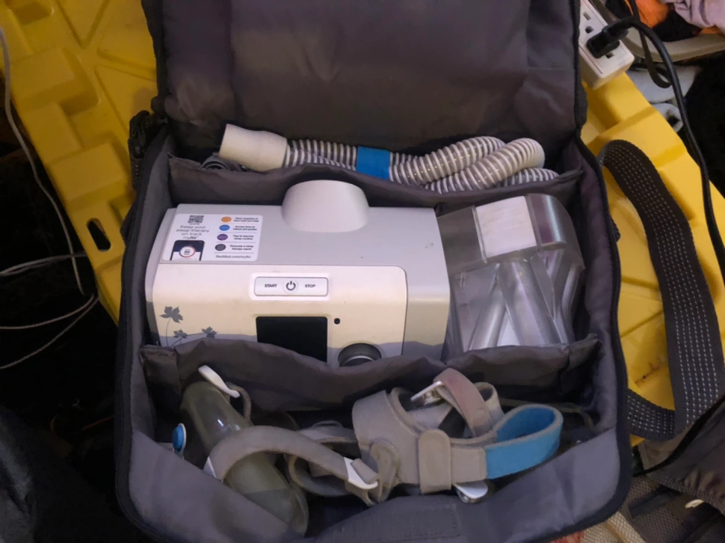 ResMed CPAP Machine with Mask and Carrying Case - photo 3