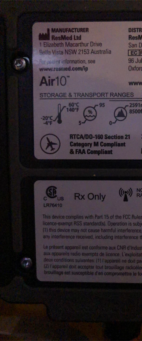 ResMed Air10 CPAP Machine with Mask - photo 5